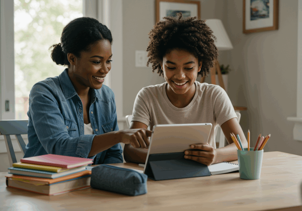 Parents supporting children in the future of Nigerian education hybrid through online learning at home