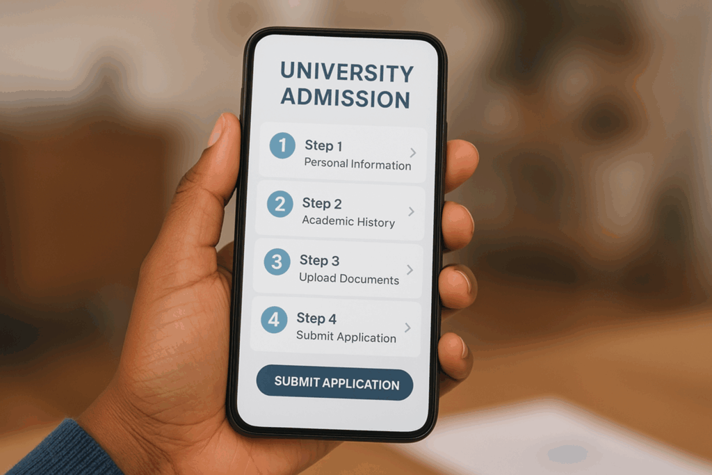University admission process for online degree programs in Nigeria without JAMB on smartphone