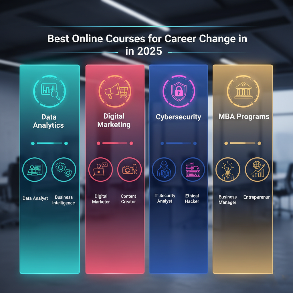 Nigerian professional reviewing career switch planning steps before career change through online learning in 2025