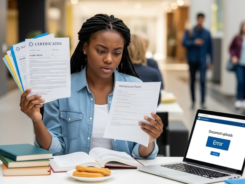 online university admission mistakes related to fake admission portals and scam university websites in Nigeria